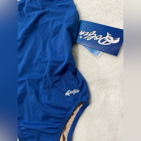 Dolfin Women's Royal Blue One Piece Swimsuit - Picture 6 of 12